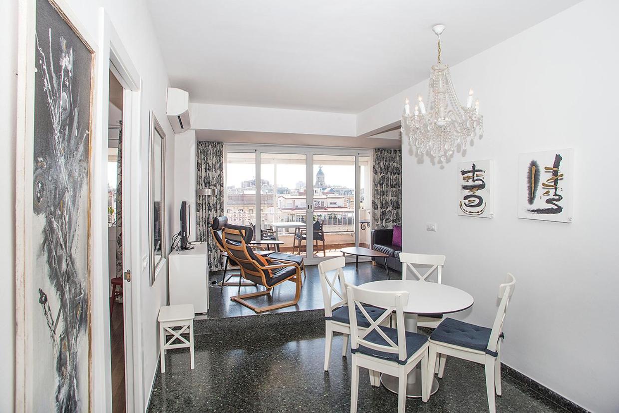 The Gran Via Penthouse Apartment Barcelona Bagian luar foto